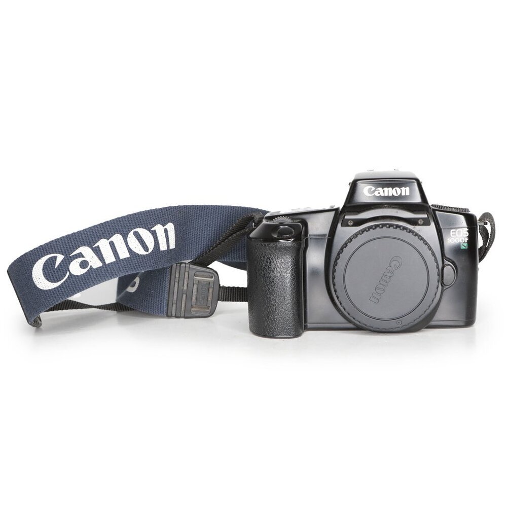 Canon EOS 1000F SLR Camera Body 35mm Film 1990s Rebel Retro Photography Black